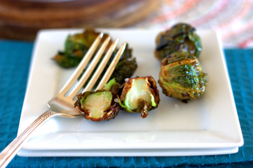 Flash Fry Brussel Sprouts