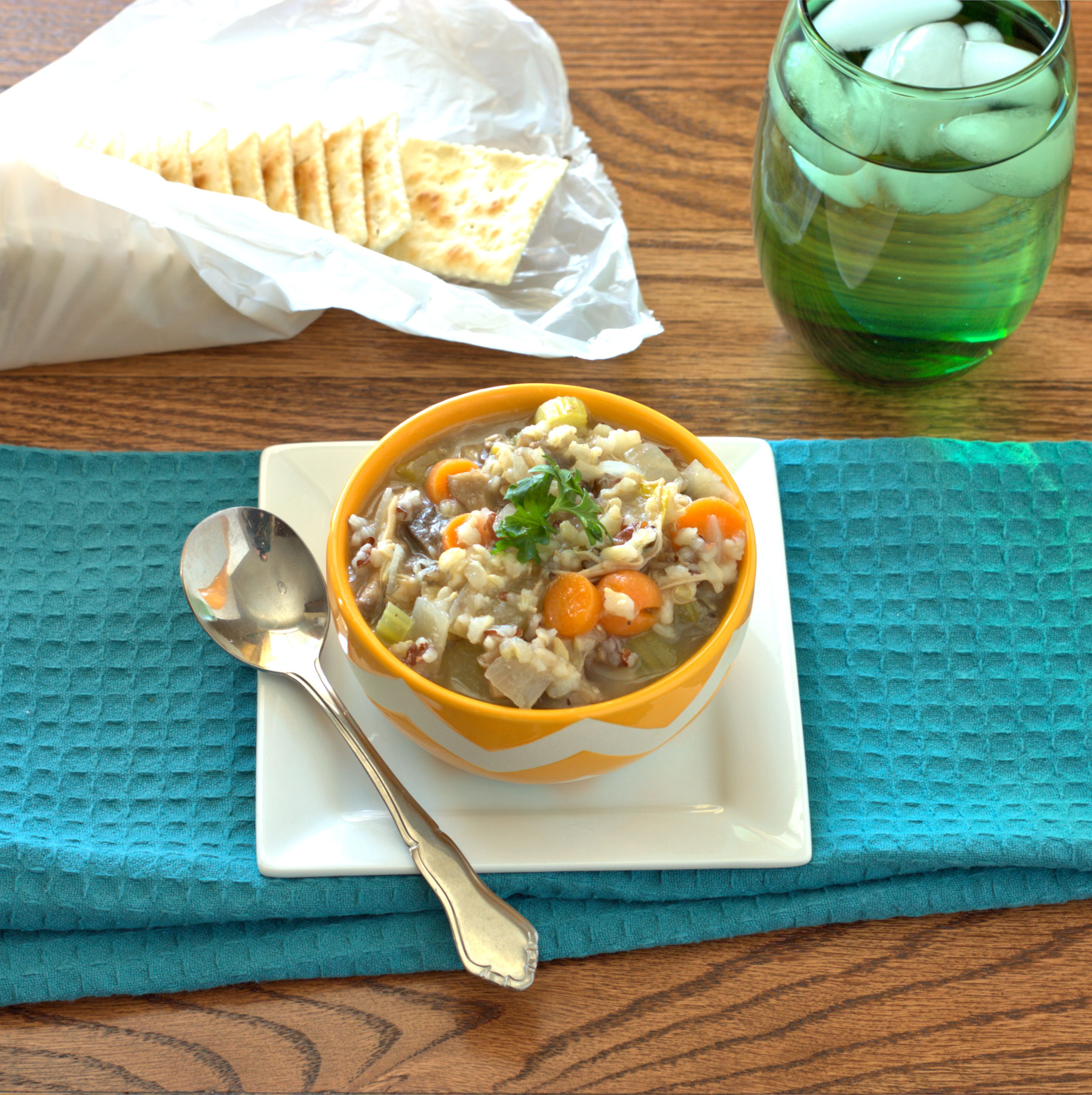 Chicken, Wild Rice, And Mushroom Soup - Experimental Epicurean