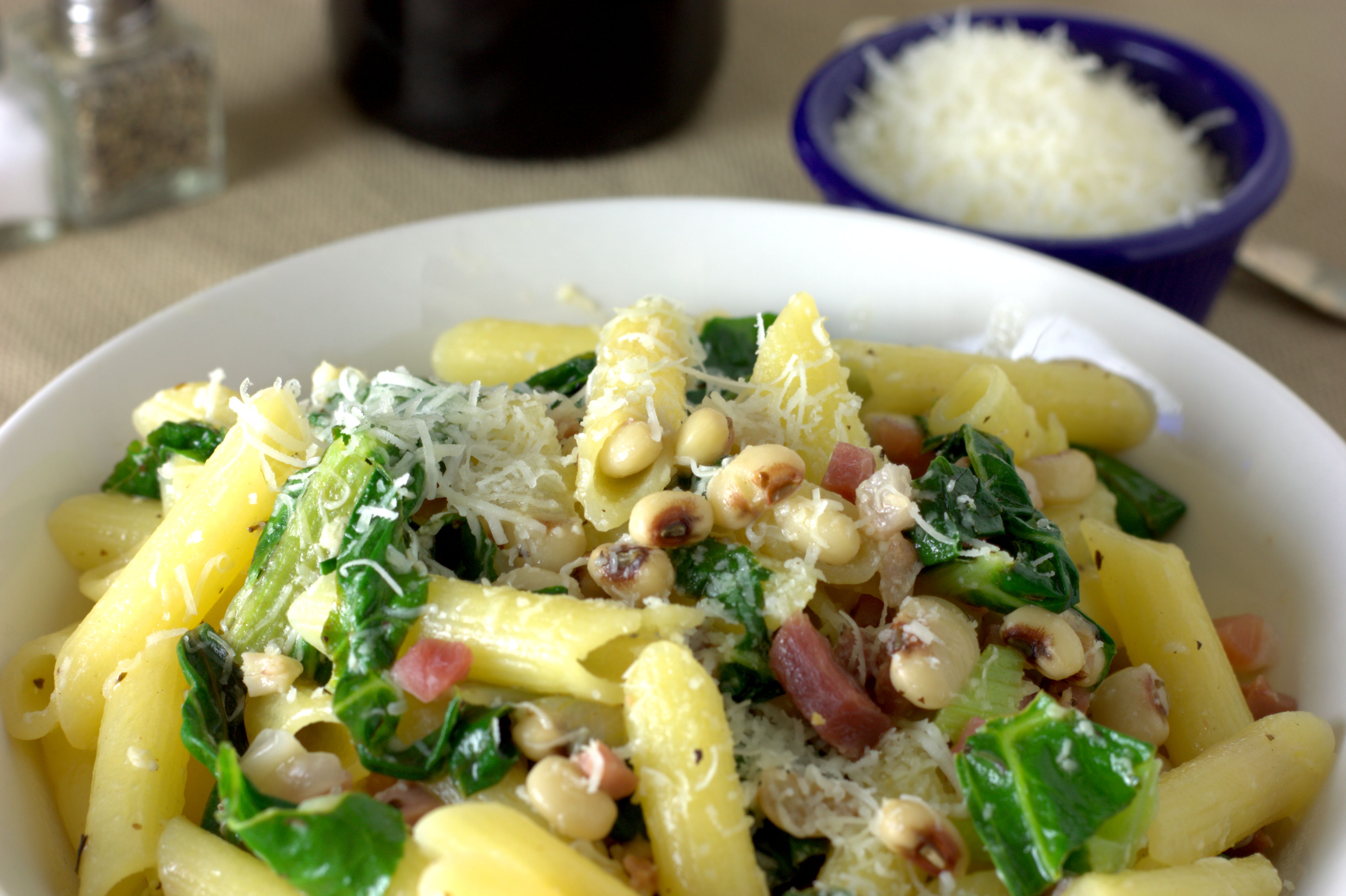 Lucky New Year Penne Pasta - Experimental Epicurean