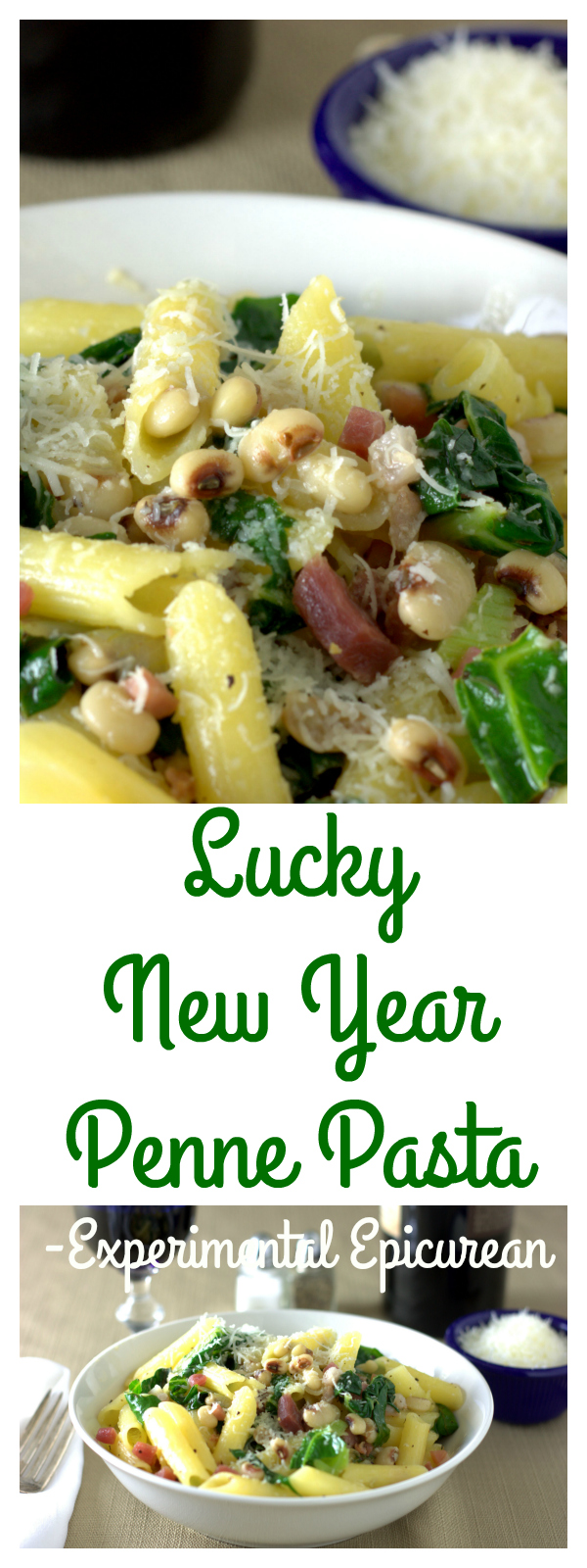 Lucky New Year Penne Pasta - Experimental Epicurean