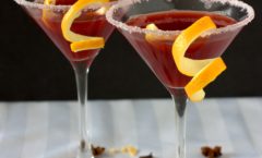 Mulled Pomegranate Martini