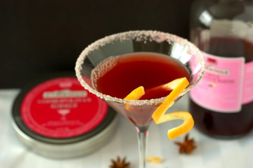 Mulled Pomegranate Martini