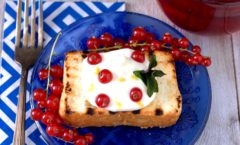 Lemon and Currant Angel Food Cake