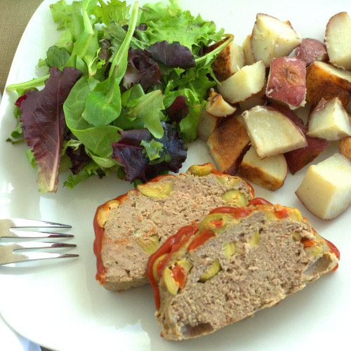 Green Olive Meatloaf - experimental epicurean .8