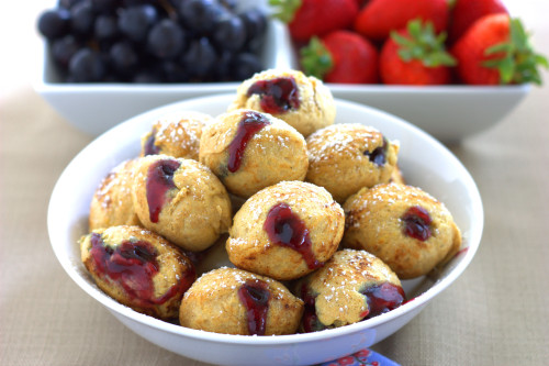 PBJ Pancake Puffs