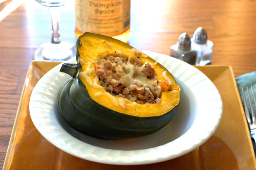 Stuffed Acorn Squash 