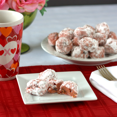 Valentine Brandy Ball Cookies