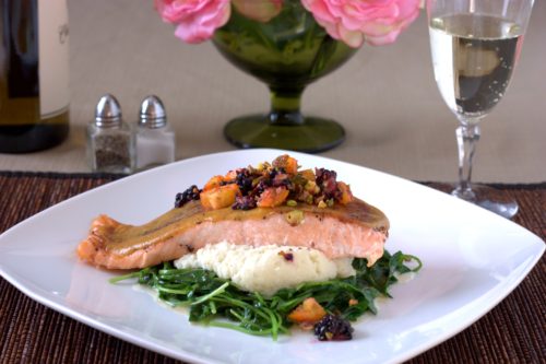 Apricot-Ginger Salmon