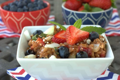 Farro and Mixed Berries Salad