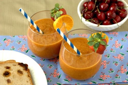 Papaya-PeachSmoothie