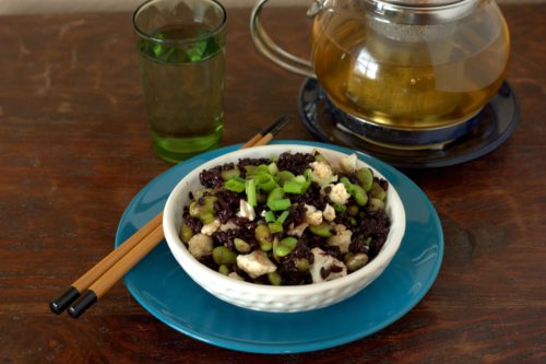 Black Rice & Edamame Salad