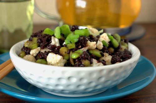 Black Rice & Edamame Salad