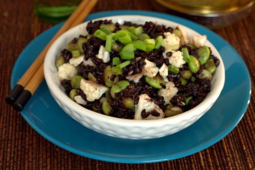 Black Rice & Edamame Salad