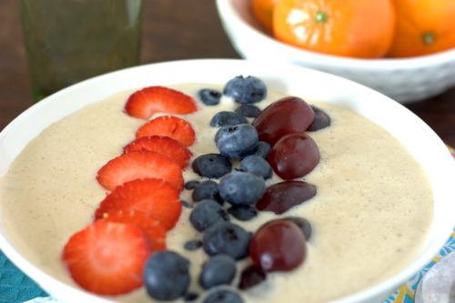 Lowfat Peanut Butter Smoothie Bowl