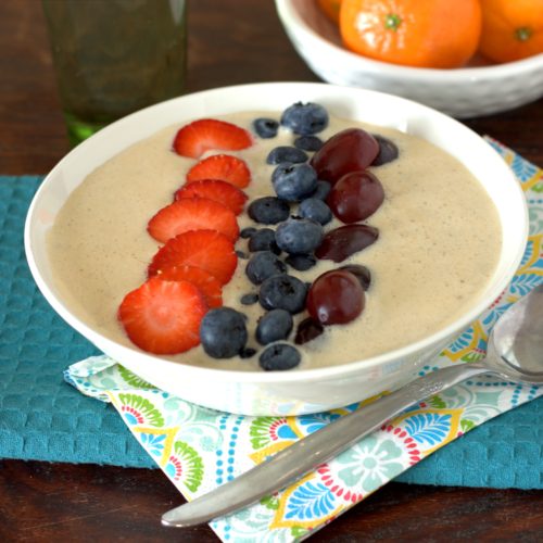 Lowfat Peanut Butter Smoothie Bowl - Experimental Epicurean