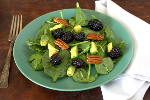 Spinach and Blackberry Salad