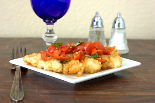 tater tot bruschetta