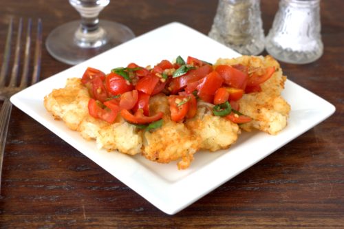 tater tot bruschetta