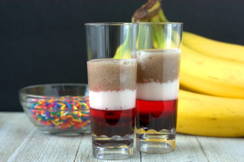 Banana Split Layer Drink