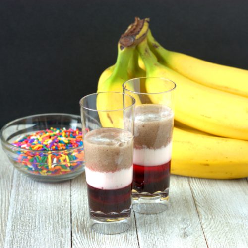 Banana Split Layer Drink