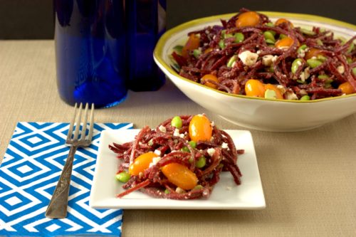 ultimate beet spiral salad